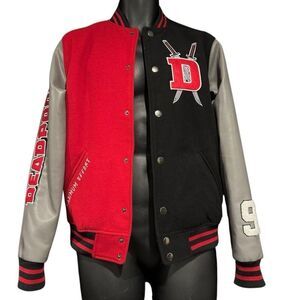 Our Universe Marvel Deadpool & Wolverine Varsity Jacket Men’s XS